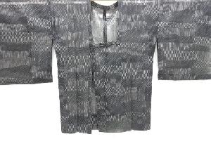 羅抽象模様織り出し道行コート